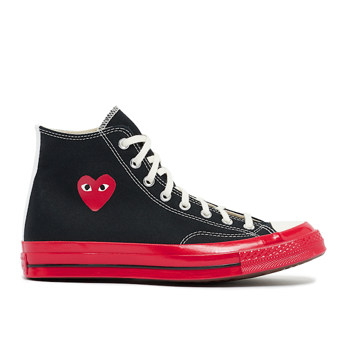 Comme des Garcons Play Red Sole Chuck Taylor 70 Hi Top zwart 74125 2
