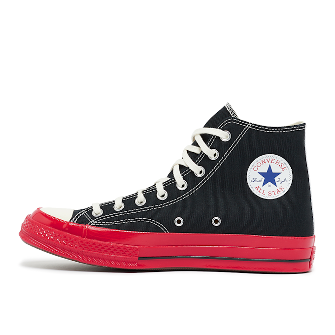 Comme des Garcons Play Red Sole Chuck Taylor 70 Hi Top zwart 74125 3