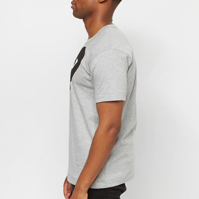 Comme des Garcons Play Mens T-Shirt Short Sleeve Knit grijs 75572 3