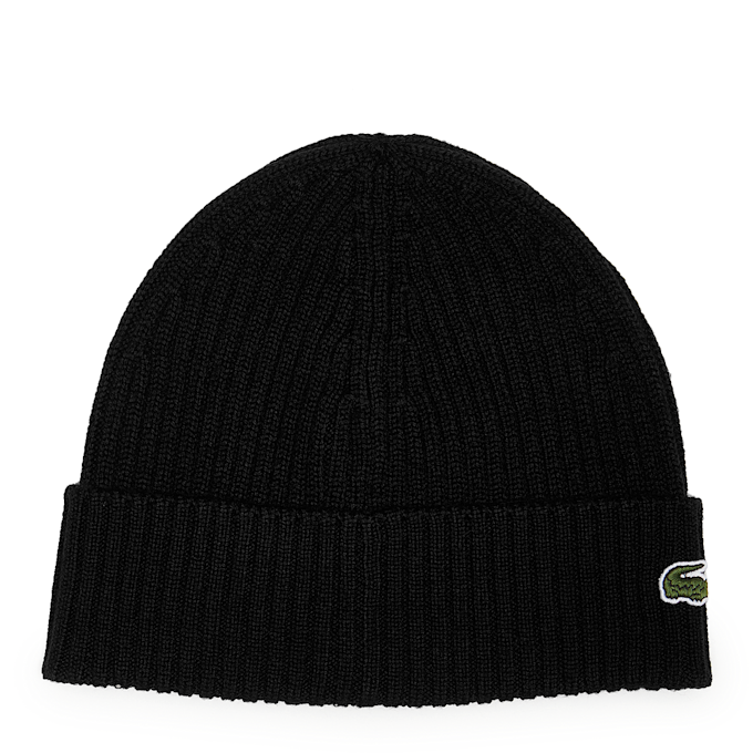 Lacoste Rib Beanie black 76260 2