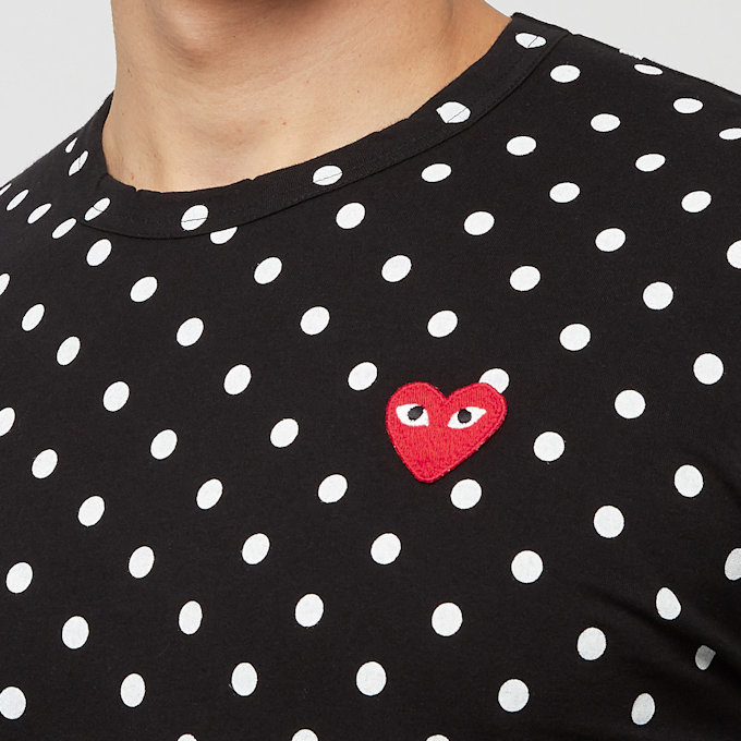Comme des Garcons Play Black Polka Dot Longsleeve zwart 77066 5