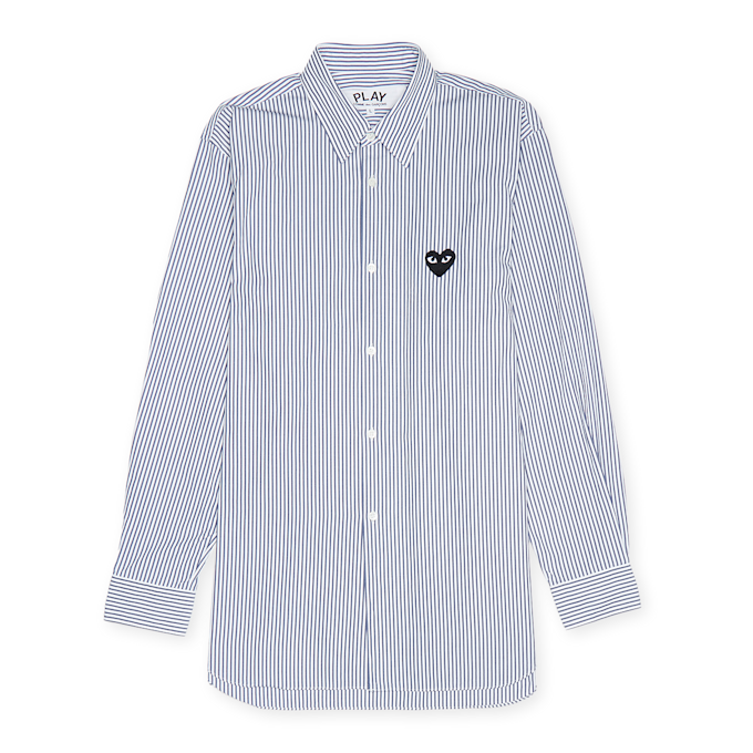 Comme des Garcons Play Shirt Woven blue 77069 1