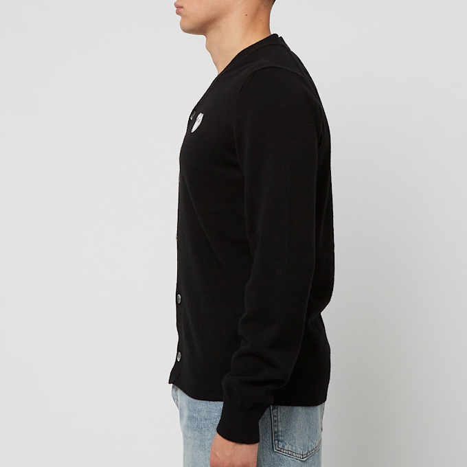 Comme des Garcons Play Knit Cardigan black 77068 3