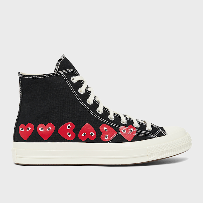 Comme des Garcons Play Multi Heart Chuck Taylor All Star '70 High black 79924 2