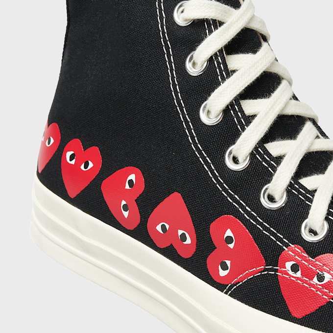 Comme des Garcons Play Multi Heart Chuck Taylor All Star '70 High black 79924 7