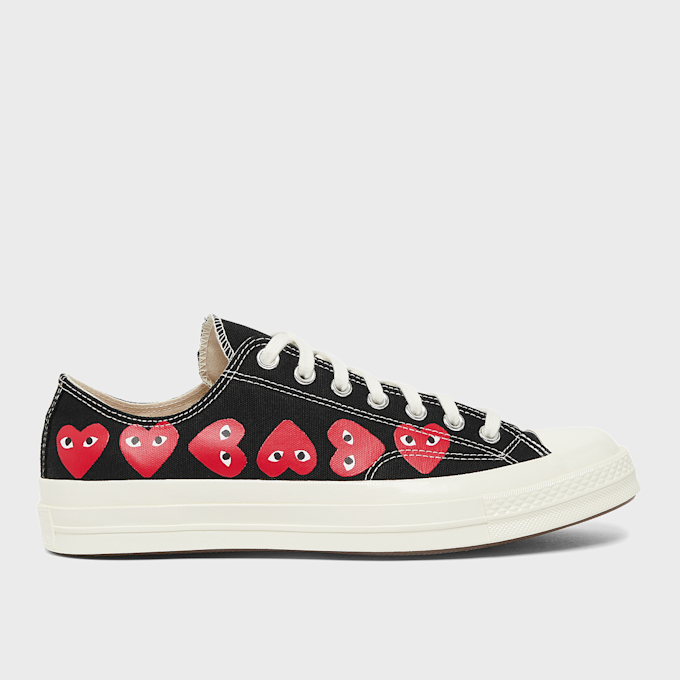 Comme des Garcons Play Multi Heart Chuck Taylor All Star '70 Low zwart 79927 2