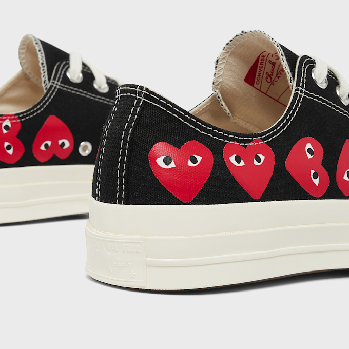 Comme des Garcons Play Multi Heart Chuck Taylor All Star '70 Low schwarz 79927 6
