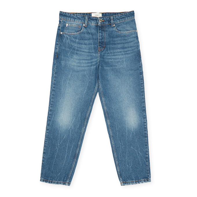 AMI PARIS Tapered Fit Jean Blau 80807 1