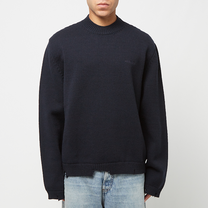 Ambush Felted Knit Regular Crew Neck blau 81080 2