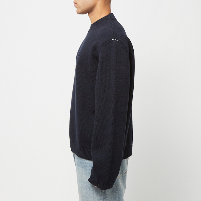 Ambush Felted Knit Regular Crew Neck blau 81080 3