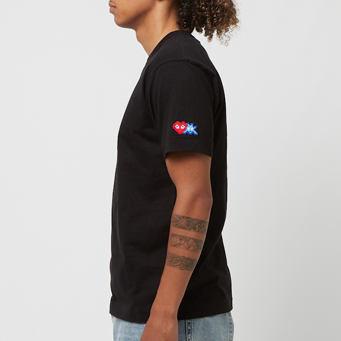 Comme des Garcons Play x The Artist Invader T-Shirt schwarz 81353 3