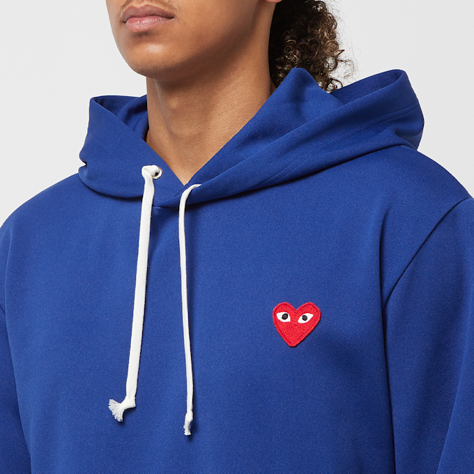 Comme des Garcons Play PlayRed Heart Hooded Sweatshirt blue 81362 5