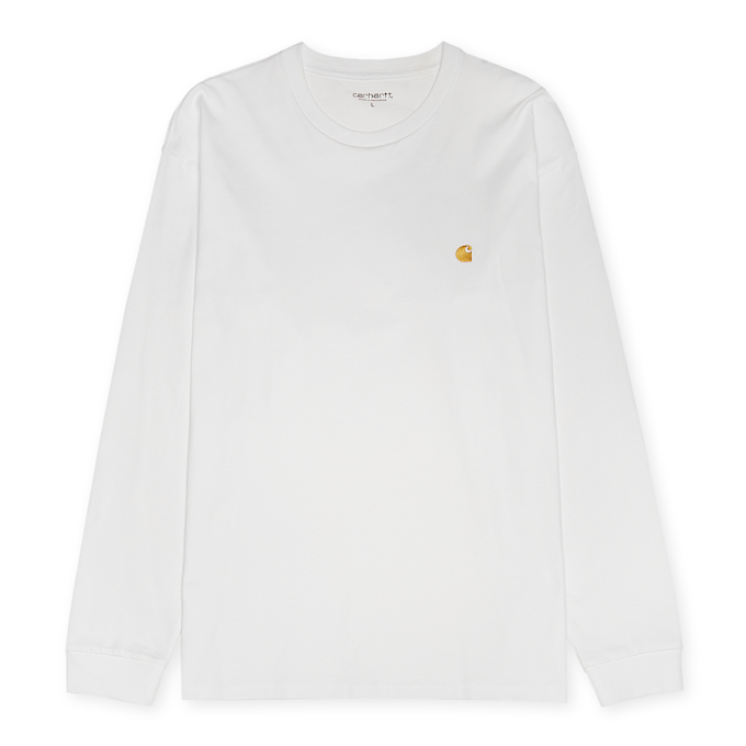 Carhartt WIP Longsleeve Chase T-Shirt weiß 82848 1