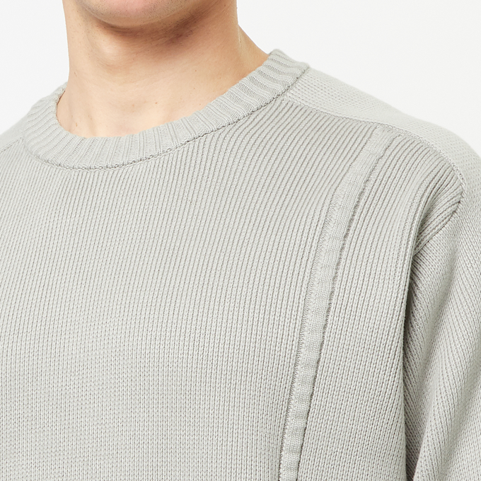 GR10K Knit Sweater grijs 82987 5