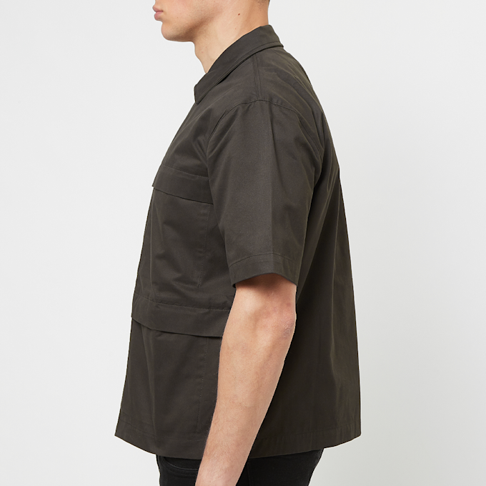 GR10K Solid Shortsleeve Shirt bruin 82991 3