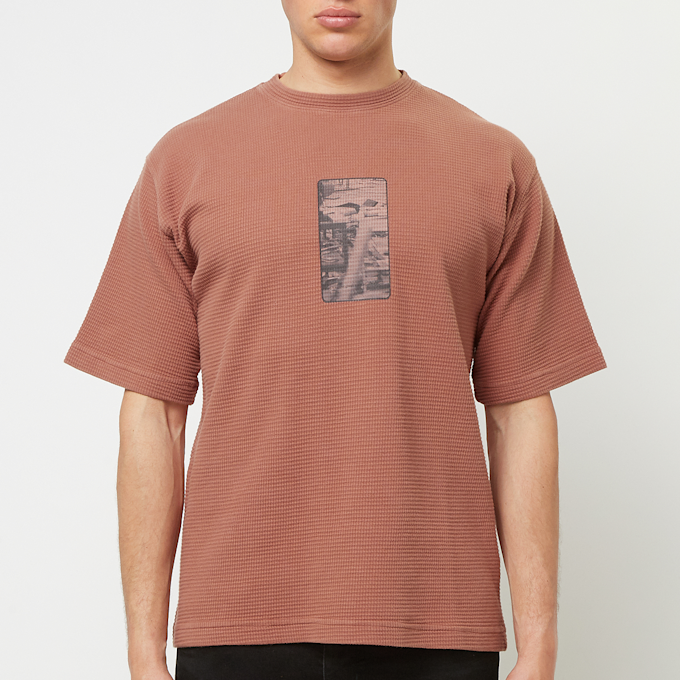 GR10K Waffle T-Shirt rot 83024 2