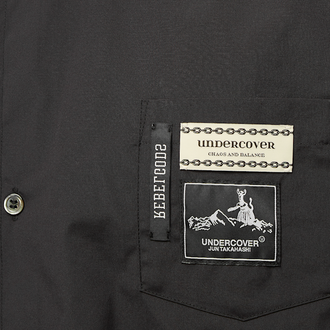 UNDERCOVER Overshirt Blouse schwarz 83506 7