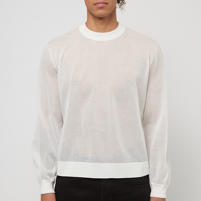 Sunnei Fine Japnese Rib Knit Longsleeve white 83614 2