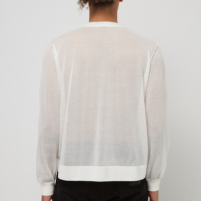 Sunnei Fine Japnese Rib Knit Longsleeve Weiss 83614 4