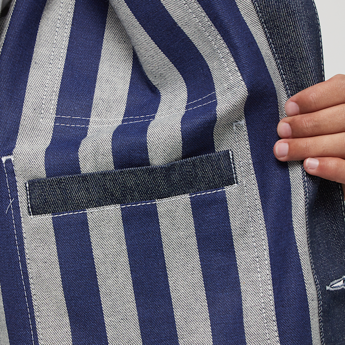 Sunnei Raw Denim Reversible 4 Pockets Jacket blauw 83613 7