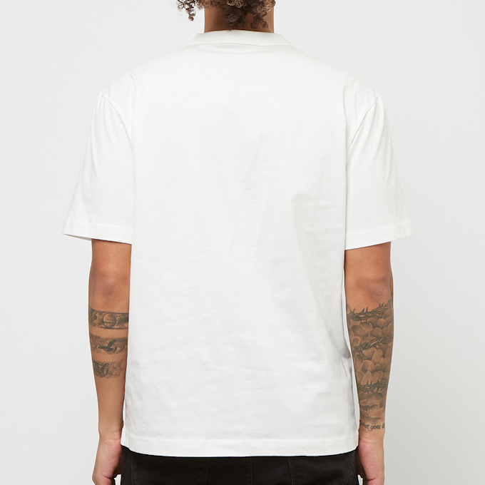 Sunnei Light Jersey Classic T-Shirt Big Logo Embroidered weiß 83623 4