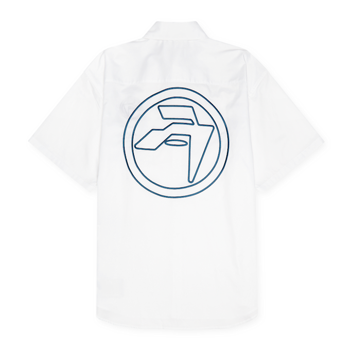 Ambush Circle Emblem Shortsleeve Shirt weiß 84033 1