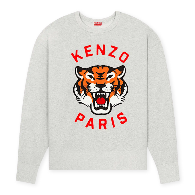 Kenzo Sweat pale grey grau 84134 1