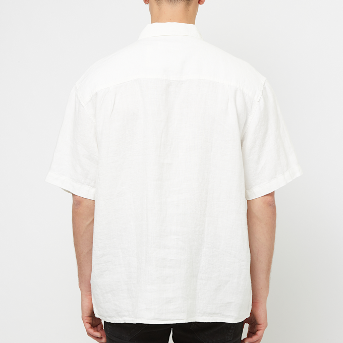 YMC Wray Short Sleeve Shirt (Linen) wit 84309 4