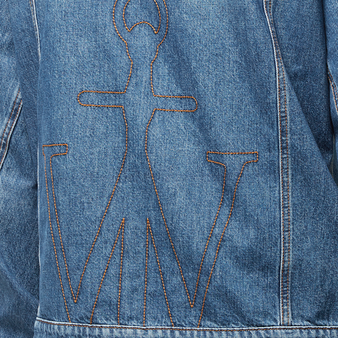 J. W. Anderson Twisted Denim Jacket blauw 84347 6
