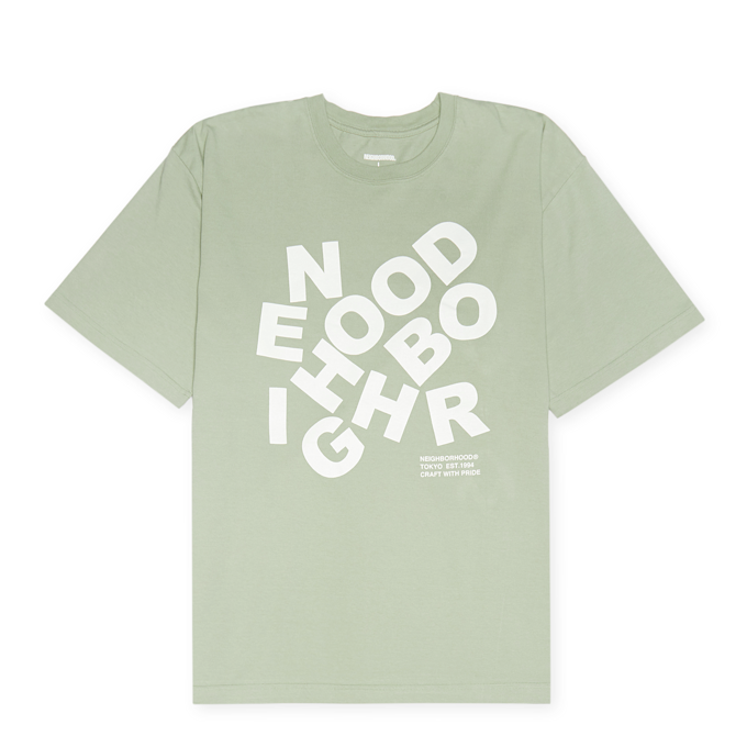 Neighborhood 25 T-Shirt green 86855 1