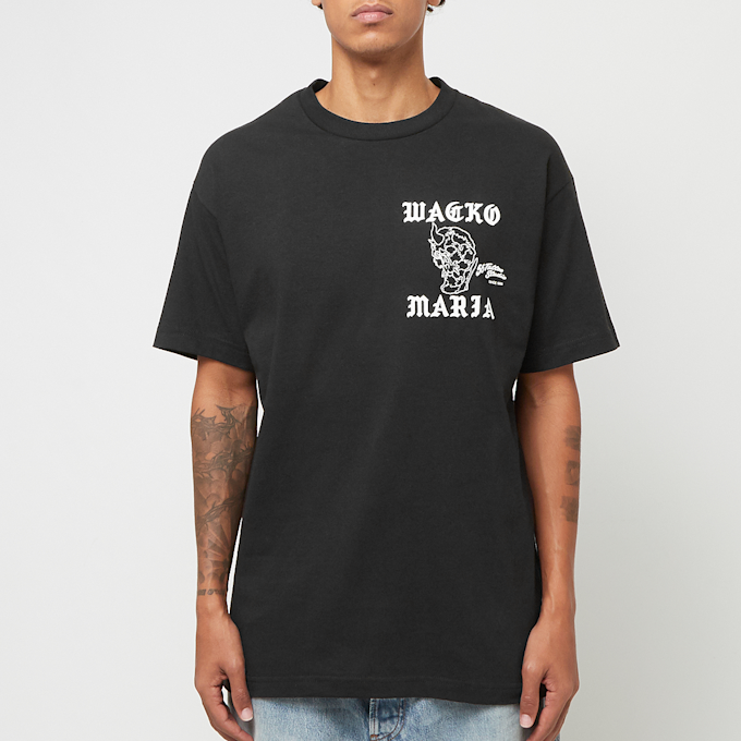 Wacko Maria 56 Tattoo Studio/ Crew Neck T-Shirt zwart 88139 2