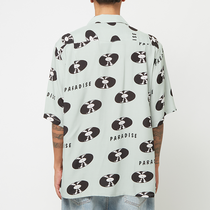 Wacko Maria Hawaiian Shirt S/S ( Type-4 ) green 89571 4