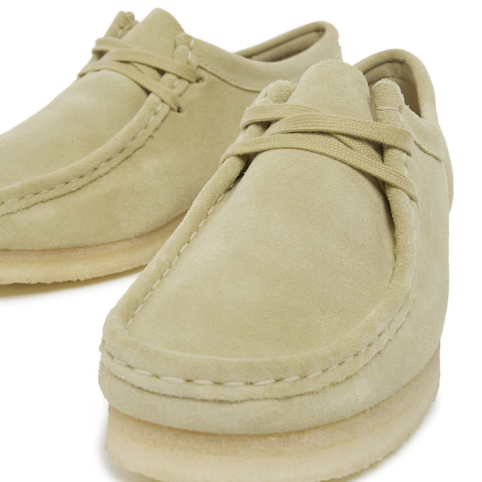 Clarks Wmns Wallabee Maple Suede beige 84696 5