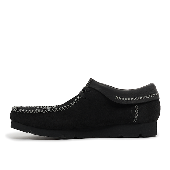 Clarks x NEIGHBORHOOD Wallabee "Black" zwart 84963 3
