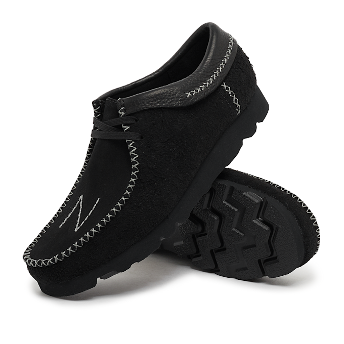 Clarks x NEIGHBORHOOD Wallabee "Black" zwart 84963 7