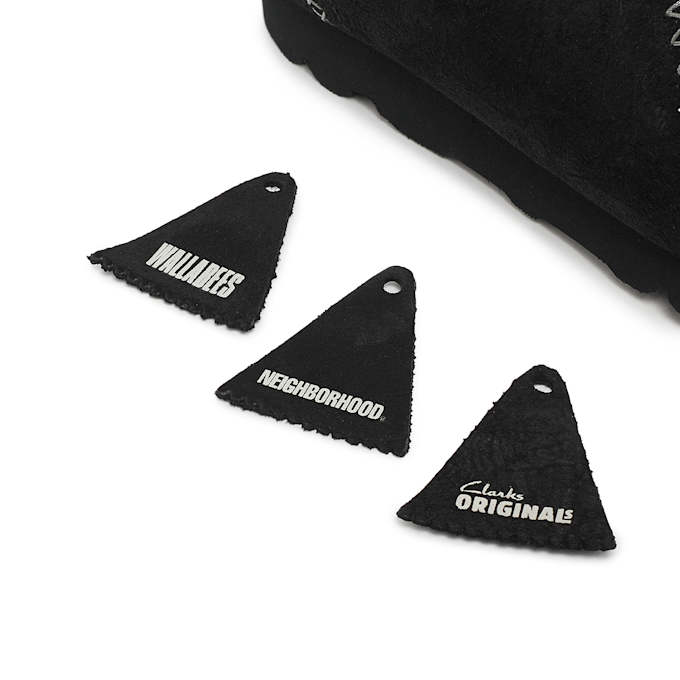 Clarks x NEIGHBORHOOD Wallabee "Black" zwart 84963 8