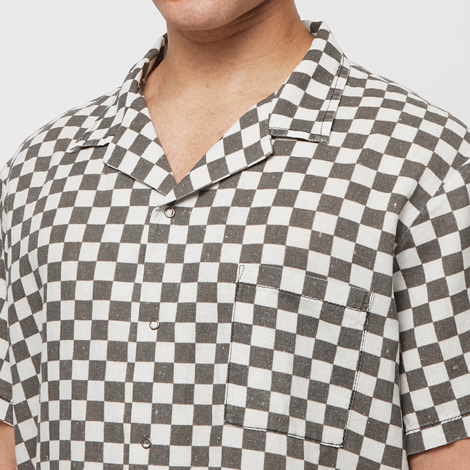 ERL Unisex Printed Hawaian Shirt Woven grijs 85056 5
