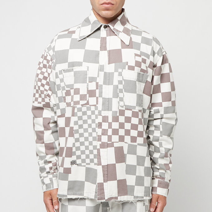 ERL Unisex Canvas Jacket Woven white 89989 2