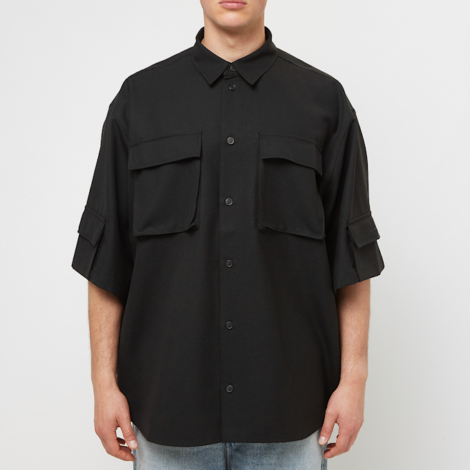 032c Tailored Flap Pocket Shirt schwarz 86085 2