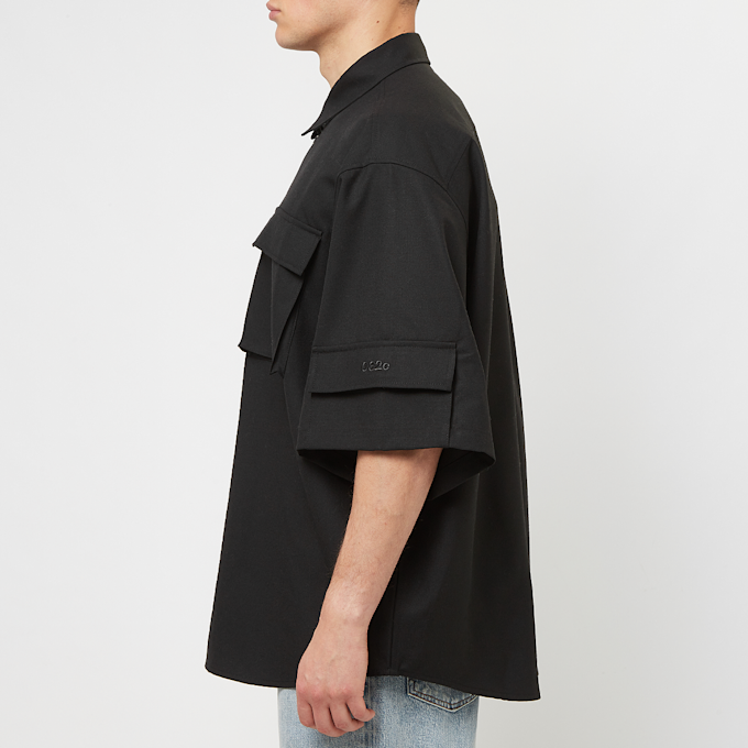 032c Tailored Flap Pocket Shirt schwarz 86085 3