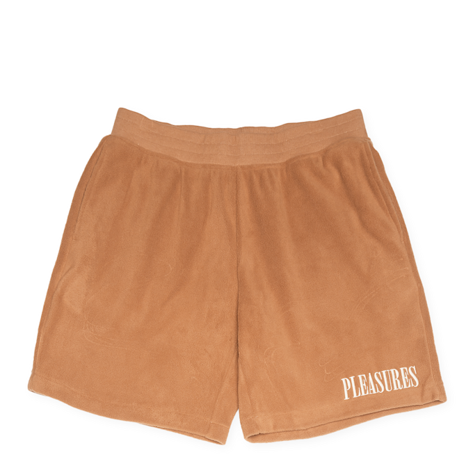 Pleasures Equator Shorts brown 89621 1