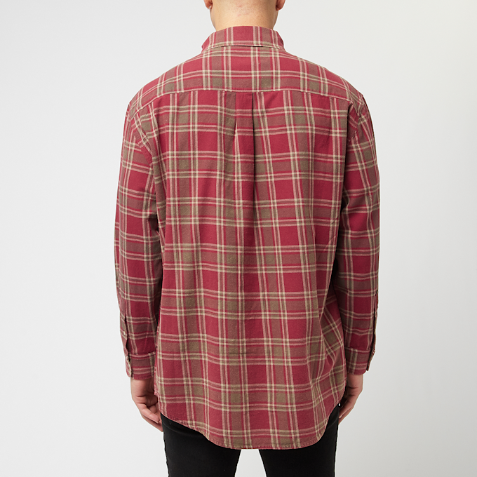 ERL Unisex Plaid Ls Shirt Woven rot 87094 4