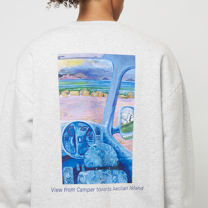 J. W. Anderson Acnhor Embroidery Back Print grijs 88567 5