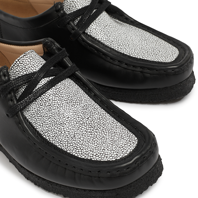 Clarks x Maha Wallabee black 88316 5