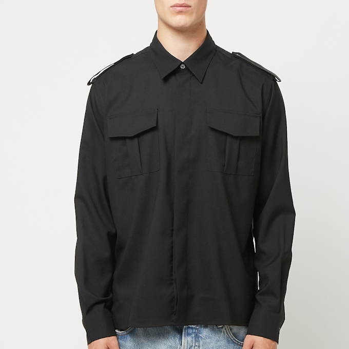 AMI PARIS Military Shirt zwart 89140 2