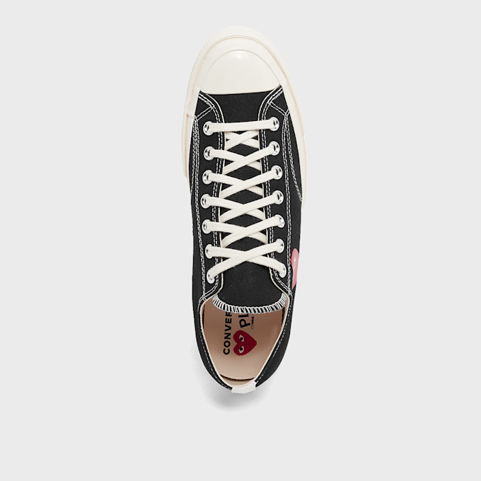 Comme des Garcons Play Small Red Heart Chuck Taylor All Star '70 Low schwarz 85445 4