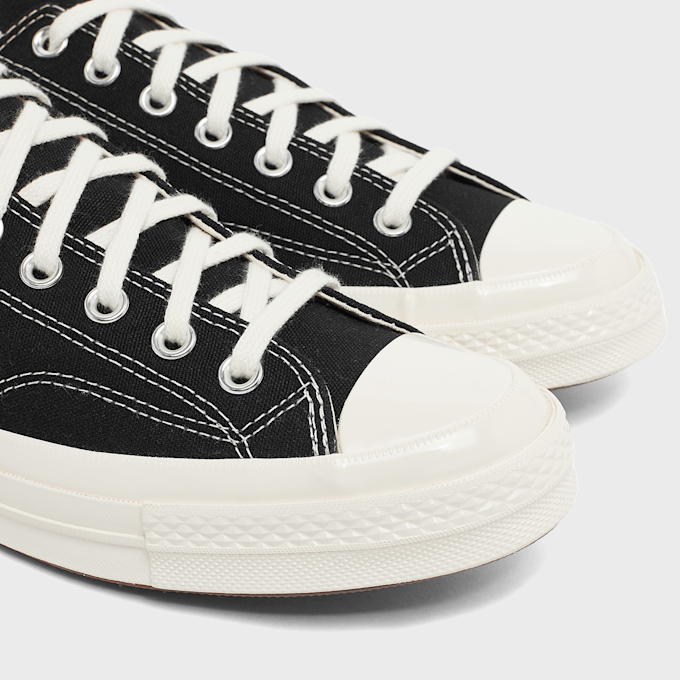 Comme des Garcons Play Small Red Heart Chuck Taylor All Star '70 Low zwart 85445 6