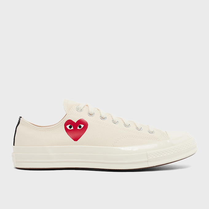 Comme des Garcons Play Small Red Heart Chuck Taylor All Star '70 Low beige 87160 2