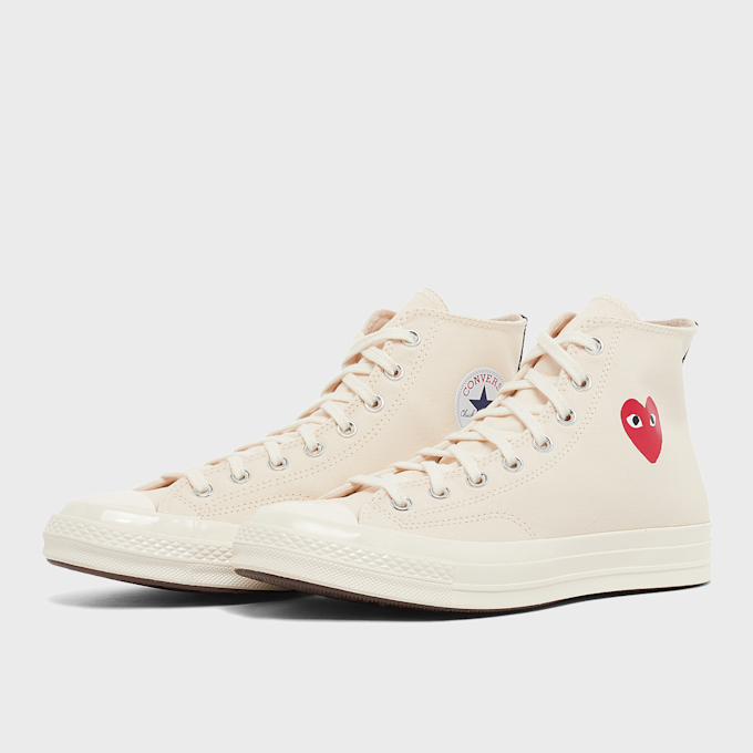 Comme des Garcons Play Small Red Heart Chuck Taylor All Star '70 Hi beige 87161 1
