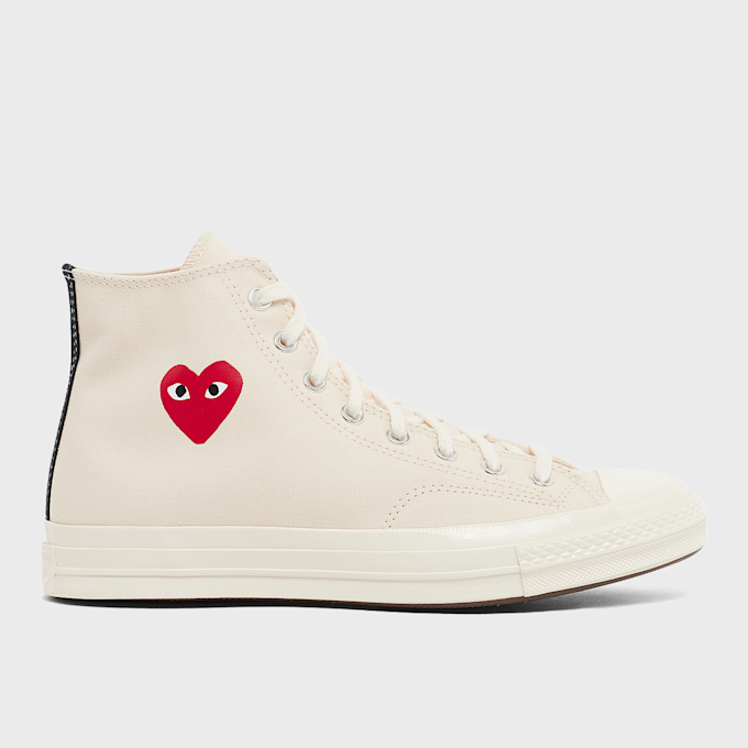 Comme des Garcons Play Small Red Heart Chuck Taylor All Star '70 Hi beige 87161 2